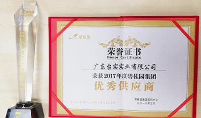 碧桂園優秀供應商